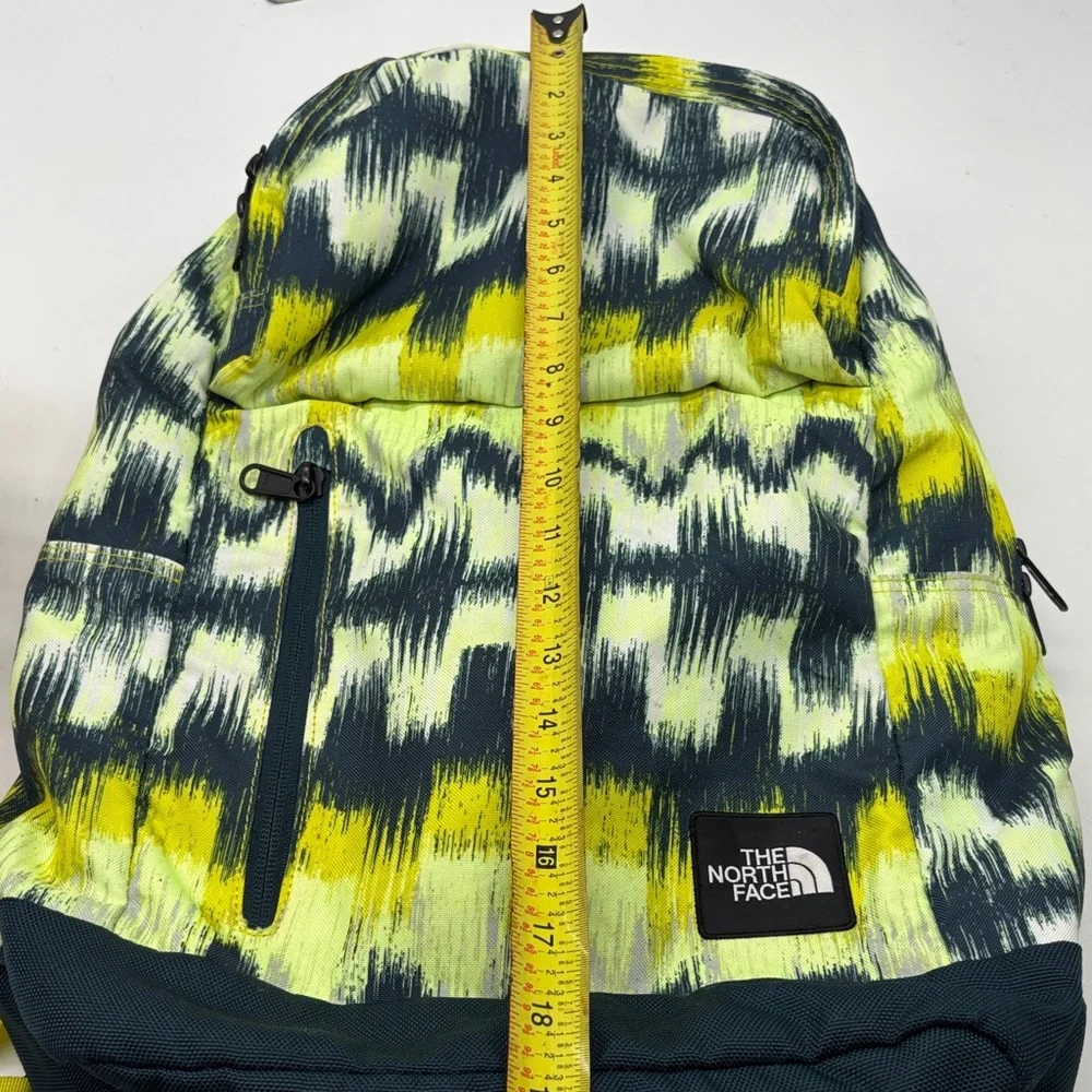 The North Face Black Yellow Patterned Backpack TOT8551F